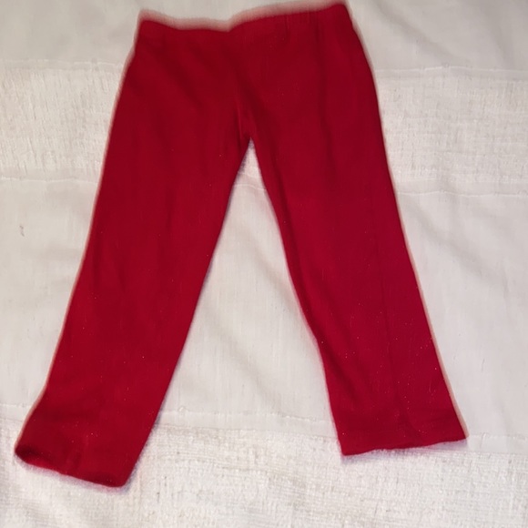 EUC Mix & Match tunic and pant set featuring soft glitter cotton-poly blend 3T🥰 - Picture 6 of 11